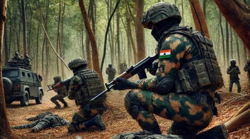 बीजापुर एनकाउंटर: जवानों ने 5 नक्सलियों को उतारा मौत के घाट