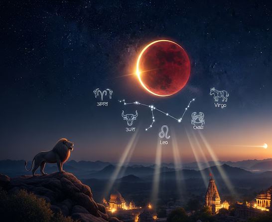 3 मार्च को आसमान में ग्रहण का साया! सिंह राशि में चंद्र ग्रहण, 5 राशियों पर मंडरा रहा खतरा?