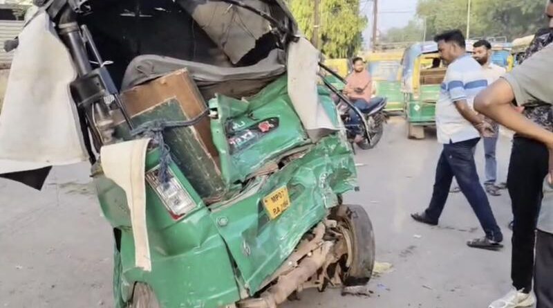 ग्वालियर: दर्शन से लौटते ऑटो पर स्कॉर्पियो की टक्कर, 5 की मौत