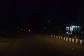 वीआईपी रोड भोपाल से गांधीनगर भोपाल तक सैकड़ों स्ट्रीट लाइट बंद