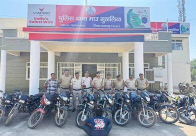 मध्यप्रदेश पुलिस की वाहन चोरों पर प्रभावी कार्यवाही
