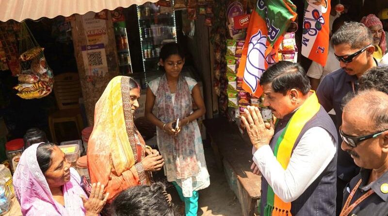 डॉ. मोहन यादव का बंगाल दौरा, खड़गपुर और कमरहाटी में जोरदार रोड शो