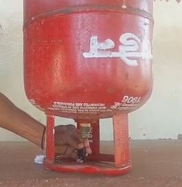 गैस किल्लत के बीच बड़ा फ्रॉड! सिलेंडर में गैस की जगह निकला पानी