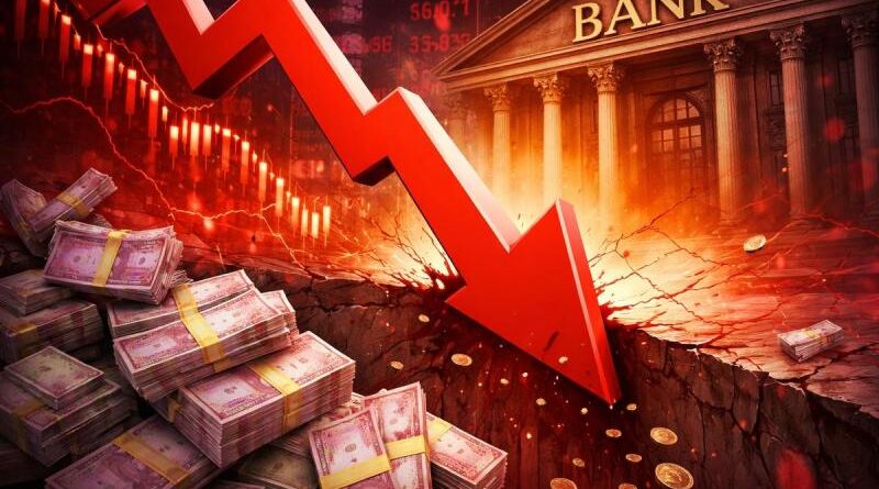 बैंकिंग शेयरों में लगातार बिकवाली का दबाव