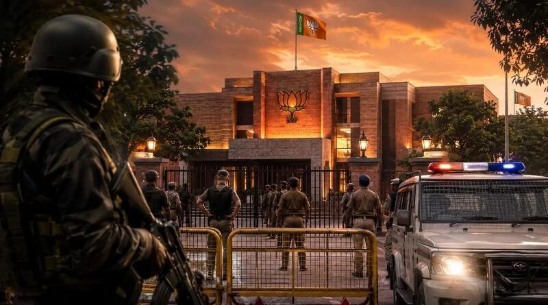 BJP मुख्यालय पर खतरे का अलर्ट, दिल्ली पुलिस ने बढ़ाई चौकसी