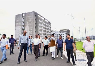 महिला एशियन चैंपियनशिप की तैयारियों को लेकर मंत्री सारंग नाथुबरखेड़ा अंतरराष्ट्रीय स्पोर्ट्स कॉम्पलेक्स का किया निरीक्षण