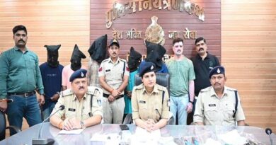 शाजापुर पुलिस ने डकैती की तैयारी विफल की