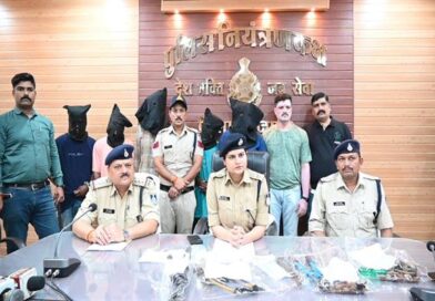 शाजापुर पुलिस ने डकैती की तैयारी विफल की