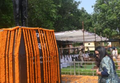 कोरकोट्टी में हुई नक्सल घटना में शहीद पुलिस अधिकारी-जवानों को दी गई श्रद्धांजलि
