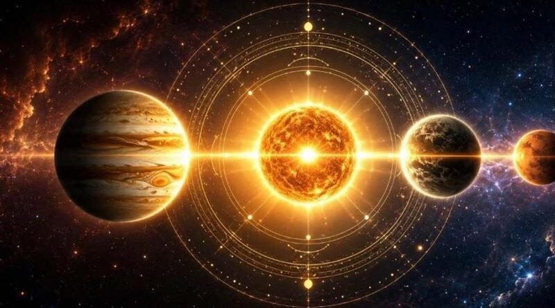 सूर्य, गुरु और बुध का त्रिग्रही योग: अगस्त में इन राशियों की बदलेगी किस्मत, आर्थिक लाभ के प्रबल संकेत