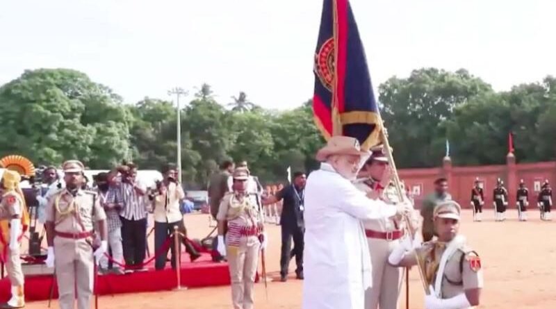 पुडुचेरी पुलिस के लिए ऐतिहासिक दिन, अमित शाह ने प्रदान किया प्रेसिडेंट्स कलर