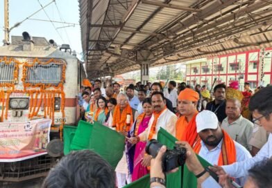बिलासपुर संभाग के 850 श्रद्धालु विशेष ट्रेन से अयोध्या धाम रवाना